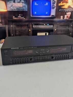 Kenwood GE-87 Stereo Graphic Equalizer – Vintage Hi-Fi  (Tested Working)